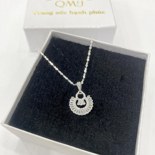 DÂY CHUYỀN BẠC QMJ - VÒNG CỔ Princess mix dây Khế Ý Vip cao cấp, thời trang phụ kiện trang sức bạc 925 -Q444
