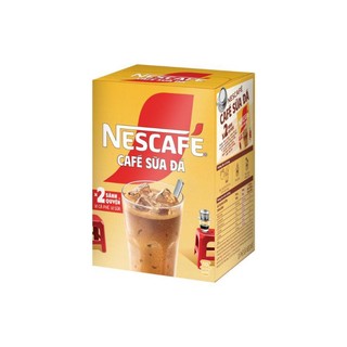 Cà phê cafe sữa NESCAFE (Hộp 10 gói x 24 g)