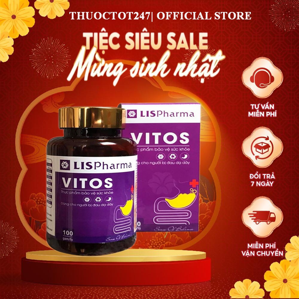 ✅ Dạ Dày VITOS ✅ Chuyên trào ngược viêm loét dạ dày tá tràng ợ hơi ợ chua đầy bụng