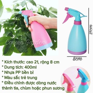 Bình xịt phun sương tưới cây cầm tay 400ml
