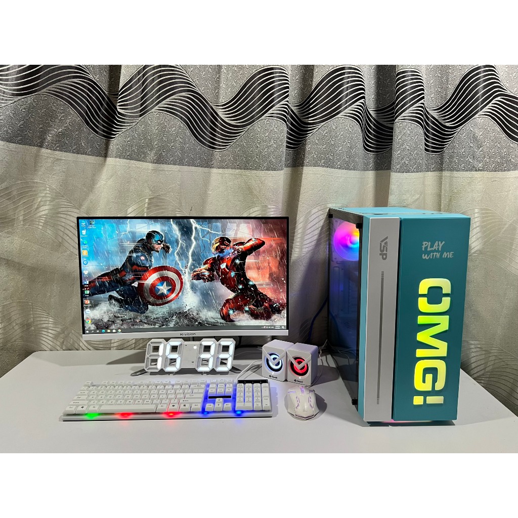 PC Gaming + Đồ Hoạ - Giả lập . Intel Xeon  E5 2676 V3 RAM 32GB  SSD 256GB VGA GT 730 LIKE NEW