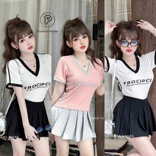 Set in chữ phối viền thể thao mới zề có 2 màu đen/hồng  450k sm