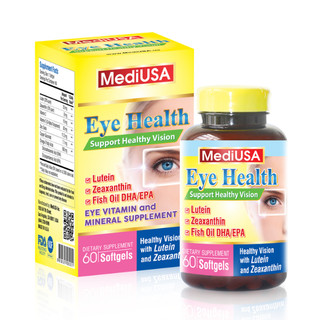 (Hộp 60 viên) Viên uống bổ mắt EYE HEALTH MEDIUSA tăng cường thị lực, bổ sung dưỡng chất cho mắt