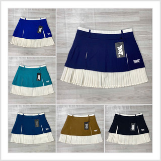 Váy golf nữ váy thể thao chất kaki đẹp lên phom xinh lắm ạ, hàng cao cấp nhé các chị ơi không mua tiếc lắm luôn