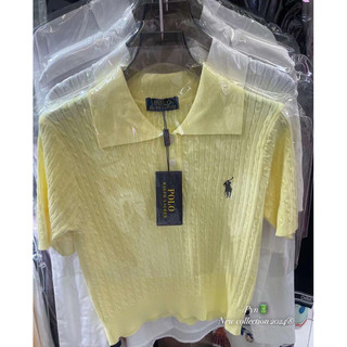 Áo len vặn thừng polo ngựa QCCC