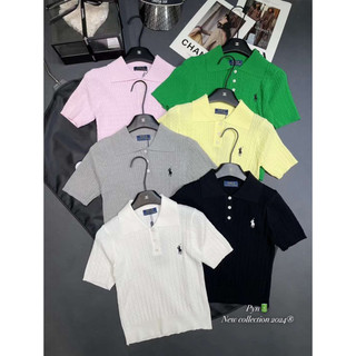 Áo len vặn thừng polo ngựa QCCC