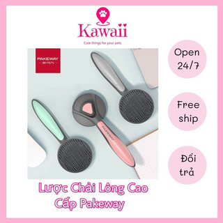 Lược chải lông chó mèo cao cấp pakeway t9 có nút bấm tiện lợi
