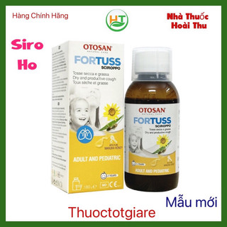 Siro Ho ForTuss Otosan - Giảm ho , dịu họng