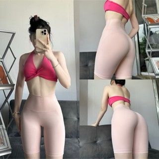 Quần Đùi Thể Thao Nữ CÓ LÓT ĐỆM Chất Thun Lạnh Lulu  Co Giãn Tập - Gym - Yoga - Aerobic Q9