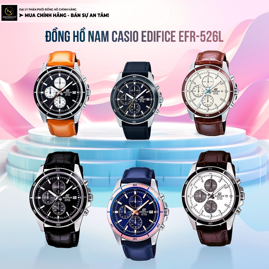 Đồng hồ Nam Casio Edifice EFR-526L-7AVUDF – Tặng gói bảo hành kim cương