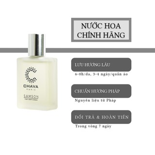Nước hoa nam, nước hoa lăn chava samson 15ml chính hãng - theo tiêu chuẩn pháp