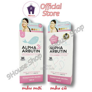 01 Chai Sữa dưỡng thể trắng da Collagen Alpha Arbutin 500ml Thái Lan