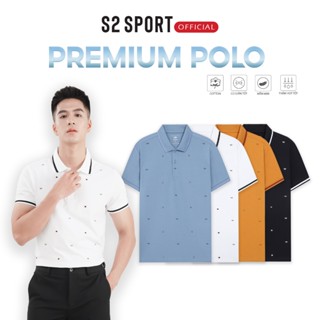 Áo polo nam S2 SPORT áo thun nam có cổ chấm bi chất cotton CVC thoáng khí, không nhăn - SPL03