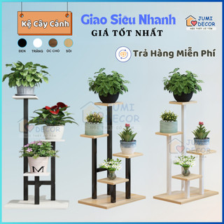 Kệ để cây cảnh 3, 4 kệ, giá để cây cảnh, kệ chậu bông hoa trang trí phòng khách, đôn để cây - Jumi Decor