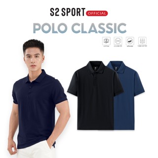 Áo polo nam trơn S2 SPORT áo thun nam có cổ ngắn tay basic vải cotton CVC cao cấp, lịch lãm - SPL05