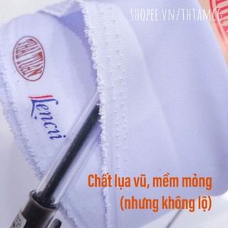 [Lụa Cao Cấp] Vải Áo Dài Trắng Học Sinh (Giãn Nhẹ 4 Chiều)