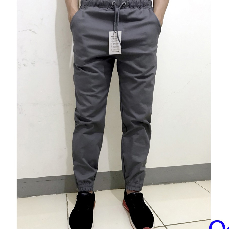 <FREE SHIP> QUẦN JOGGER KAKI BASIC CO GIÃN (KHÔNG GIỐNG HÌNH HOÀN TIỀN)