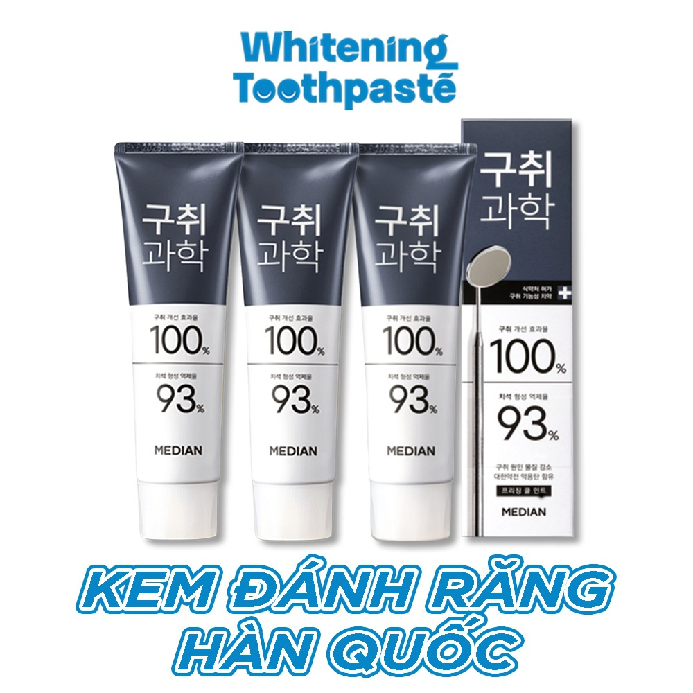 Kem đánh răng Hàn Quốc trắng răng MEDIAN DENTAL IQ 100% 120G Median