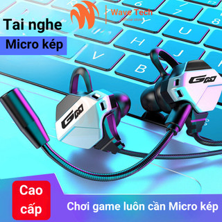 Tai nghe chơi game có dây G10, Tai nghe có mic rời, Chơi game không có độ trễ, Thiết kế hiện đại