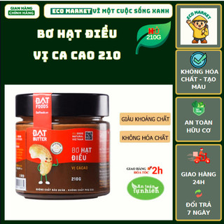 Bơ hạt điều cacao tự nhiên Đạt Butter (240g)