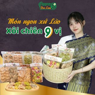 Xôi chiên - món ngon ăn vặt xứ Lào