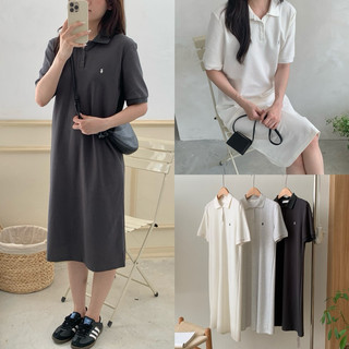 NUTCLOSET - Váy phông polo thêu hình 1223_V0142