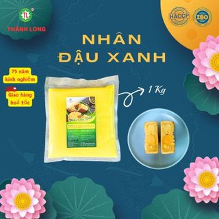 Nguyên Liệu Làm Bánh Trung Thu Nhân Đậu Xanh Sên Sẵn 1Kg Thương Hiệu Thành Long