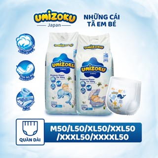 Tã Quần UMIZOKU Chính Hãng M-4XL 50 Miếng Mềm Nhẹ Thoáng Khí