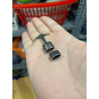 Khoá vòng tay inox mỏ neo 12x6mm
