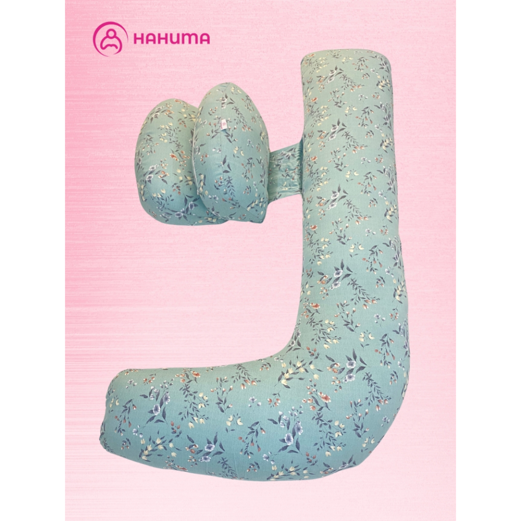 Gối Ôm Bà Bầu Chữ F Tencel mềm mịn mát như lụa chính hãng Hahuma
