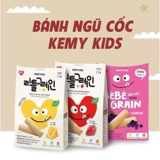 Bánh ăn dặm ngũ cốc dinh dưỡng Kemy Kids cho bé 8m+ (Hàn Quốc)