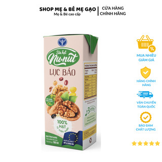 Sữa hạt Nunut Lục Bảo 180ml (lốc 4 hộp)