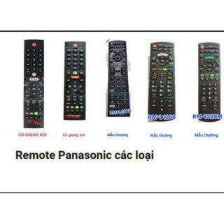 Remote điều khiển tivi Panasonic chính hãng có giọng nói và Mẫu thường không giọng nói. Bảo hành 12 tháng