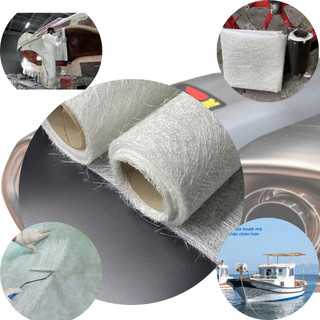 Vải Thủy Tinh - Sợi Thủy Tinh - Vải MAT 300 Làm Khuôn Composite 1Mx1M