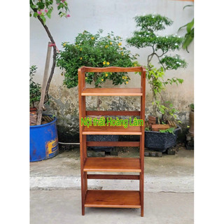 (Hỏa tốc 1 giờ )Kệ sách 50 cm, 4 tầng gỗ cao su