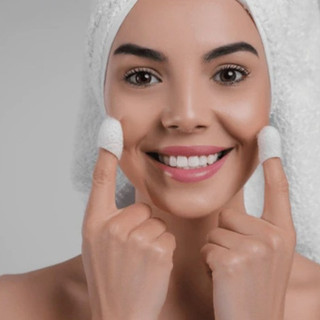 1 Cặp (2 Chiếc) Kén Tằm Cắt Sẵn Đầu - Chất Liệu Làm Khăn Tơ Tằm
