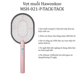 Vợt muỗi hawonkoo msh-021-p-tack-tack