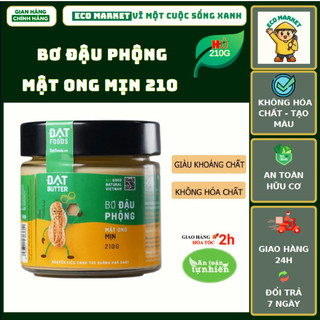 Bơ đậu phộng nguyên chất xay mịn Đạt Butter 150g/ lọ