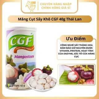 Măng cụt sấy khô thái lan lon 40g thơm ngon giòn tan giàu chất dinh dưỡng - hinohouse
