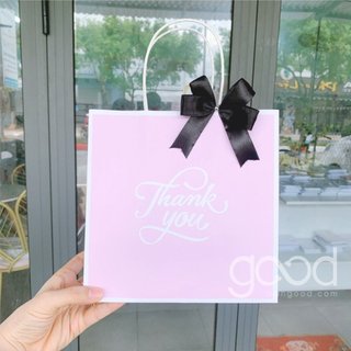 Túi giấy quà tặng màu tím, túi giấy Kraft đựng quà tặng, mỹ phẩm, quai xách siêu chắc không nơ