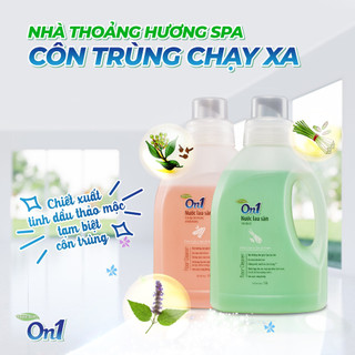 Nước lau sàn hương tinh dầu, nước lau nền nhà đuổi muỗi On1 an toàn cho trẻ em - Happy Life 4U