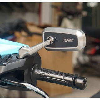  Gương xe máy Gương Chiếu Hậu H2C Chân Ngắn Mặt Kính Trắng Cao Cấp Gắn Xe máy  giá 1 chiếc  