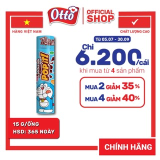 ỐNG Kẹo socola sữa Popit Doreamon 15g | Socola | Đồ ăn vặt