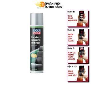 Chai xịt bọt vệ sinh ghế da, nỉ hương chanh Liqui Moly 1539 dung tích 300ml