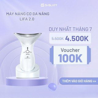 Máy nâng cơ mặt massage chống nhăn tăng sinh collagen trẻ hoá da DR GLATT LIFA 2.0