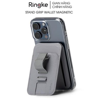 Ví kiêm giá đỡ Ringke Stand Grip Wallet Magnetic
