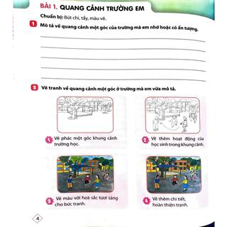Sách Thực Hành Mĩ Thuật Lớp 5