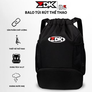 Balo dây rút thể thao zdk b5, balo thể thao đa năng kháng nước có ngăn đựng giày,bóng rổ,bóng đá,gym