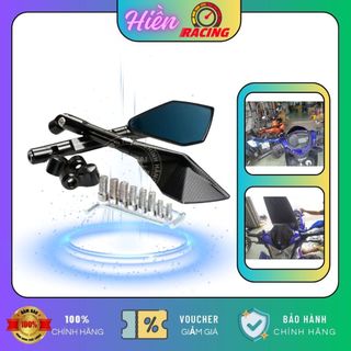 Cặp Kính chiếu hậu - gương chiếu hậu xe máy mini 5 cạnh Rizoma full nhôm- Hàng Loại 1 ( 1 cặp )