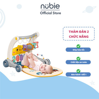  Thảm nhạc cho bé sơ sinh kiêm xe tập đi có nhạc đàn piano 3in1 Đồ chơi cho bé 6-12 tháng 